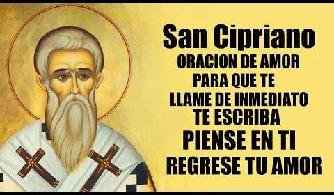 Oración de agradecimiento a San Cipriano